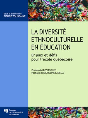 cover image of La diversité ethnoculturelle en éducation